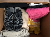 upper layer of personal clothes  Middle layer of CP &#38; GG&#39;s clothes and supplies